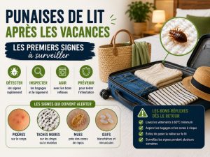 punaises de lit après les vacances