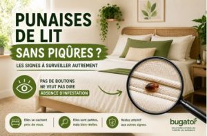 Punaisses de lit sans piqûres