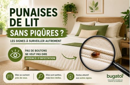 Punaisses de lit sans piqûres