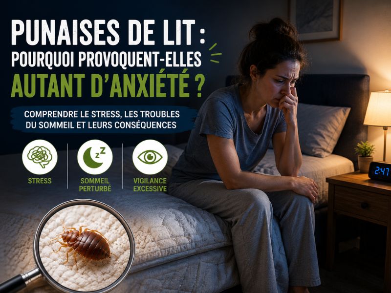 anxiété et punaises de lit