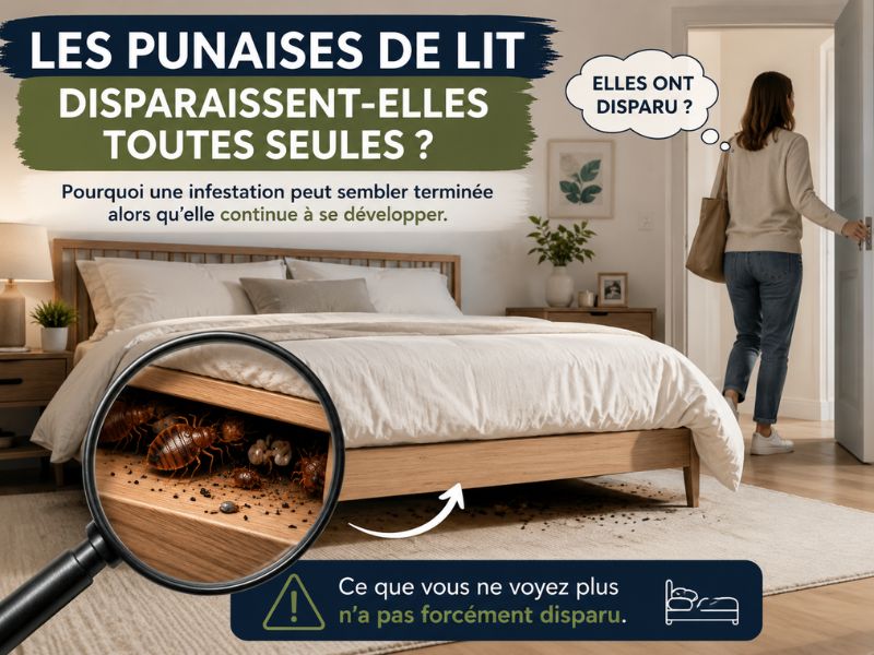 les punaises de lit disparaissent-elles toutes seules