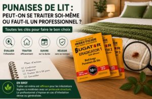 traiter les punaises de lit soi-même ou faire appel à un professionnel
