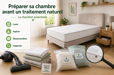 préparer sa chambre avant un traitement naturel
